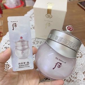 Gói kem Whoo trắng da mờ nám cấp ẩm Gọnginhyang Seol Radiant White Moisture Cream 30 gói