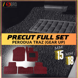 Perodua TRAZ 2025-Present OEM PRECUT PVC Coilmat / Carpet/ Karpet Siap Potong 12MM/15MM/18MM-Magic Grip BEST QUALITY