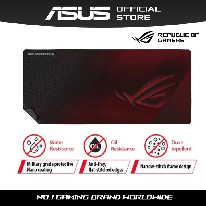 ASUS ROG Scabbard II Gaming Mouse Pad Ultra Wide Non Slip