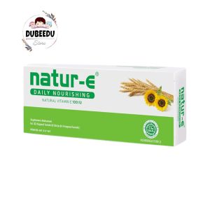 DUBEEDU NATUR E HIJAU isi 16 dan isi 32 Kapsul Skin Start Natural Vitamin E 100 IU kapsul suplemen vitamin E untuk kesehatan kulit