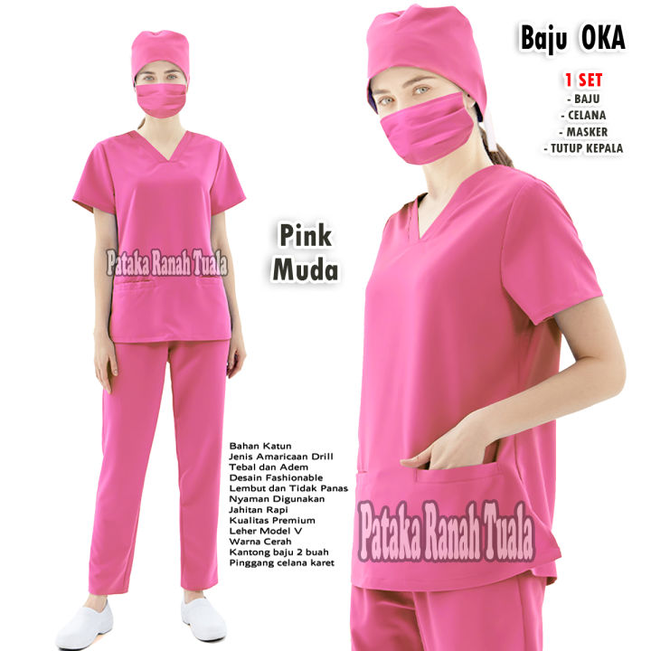 Baju%20Oka%20/%20%20Baju%20Oka%20Lengan%20Pendek%20/%20Baju%20OK%20Medis%20Model%20Terbaru%20/%20Baju%20Bidan%20/%20Seragam%20Jaga%20Perawat%20/%20Leher%20V%20%E2%80%93%20Bahan%20Lembut%20dan%20Adem%20-%20Image%207