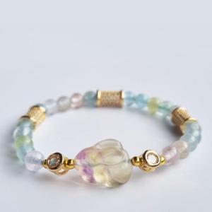 D10 D46 fluorite rabbit with morganite