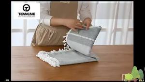 Cotton Linen Tablecloth Wrinkle Free Fade Resistant Tablecloth Waterproof Dust Proof Tablecloth New