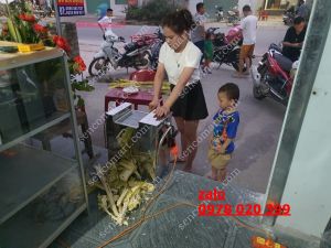 Máy ép nước mía đật bàn ép sạch