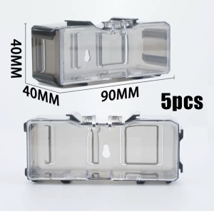 5Pcs Single Hot Wheels Display Case 1:64 Scale Stackable Hot Wheels Matchbox Toys Car Storage Box
