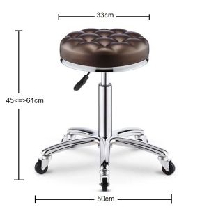 Ghế Đệm Múi Xoay 360 Đôn Hơi Spa xoay chân lốc có bánh xe nâng hạ cao thấp dùng trong spa