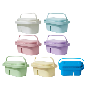 ถังล้างแปรงปากกาถังทำความสะอาดอ่างกล่องจานสีแปรงแปรงล้างจานของศิลปินสำหรับการวาดภาพสีน้ำมัน