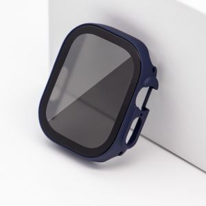 เคสสำหรับ Apple Watch อัลตร้า49มม. 40มม. 44มม. 41มม. 45มม. 38 42ฟิล์มติดกระจกเพื่อความเป็นส่วนตัวสำหรับ I Watch 8 7 SE 6 5 4