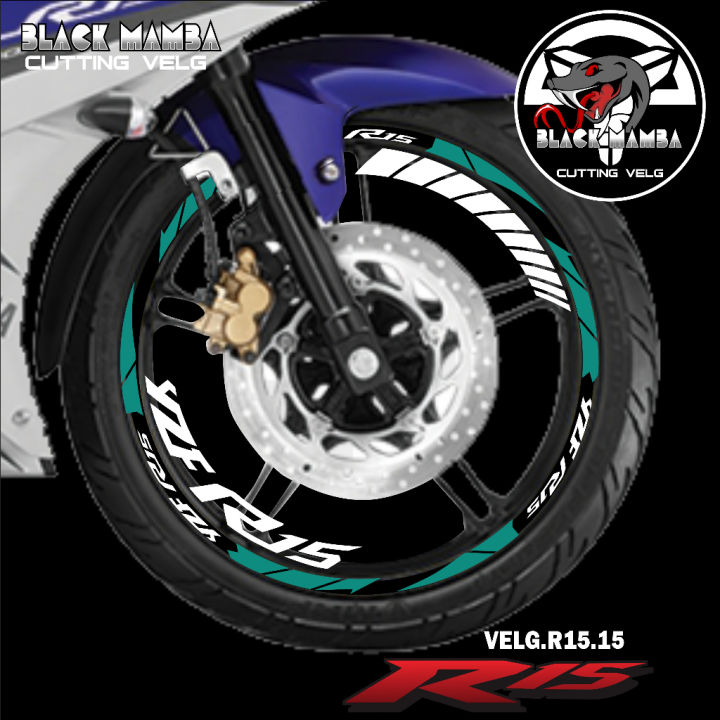 Cod Cutting Sticker Velg R Stiker Lis List Variasi Ban Velg Yamaha R Lazada Indonesia