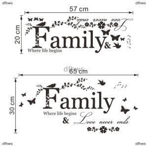 [COD] dfhws Family Letter Quote Removable Vinyl Decal Art Mural Home Decor Wall Stickers