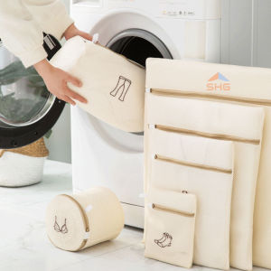 Túi giặt 3 lớp dày dặn giặt quần áo quần lót áo lót áo ngực vớ cao cấp khóa kéo bền túi giặt đồ máy giặt BỘ 6 túi