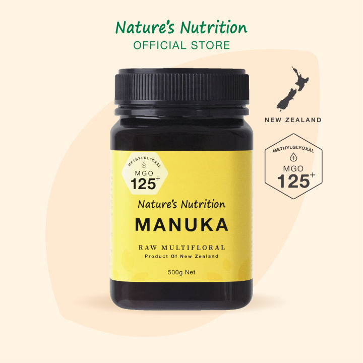 Nature’s Nutrition MGO 125+ raw manuka honey 500g | Lazada Singapore