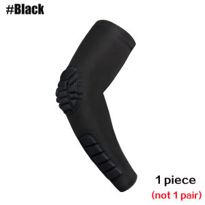1 PCS Professional Sports Compression Arm Guard Sleeve Padded Elbow Forearm Sleeves Compression Arm Protective Support