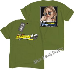 Akd Kaos Atasan Korban Lc Kaos Pria & Wanita Kaos Murah Kaos Distro Bandung Kaos Katun Distro Hitam Putih
