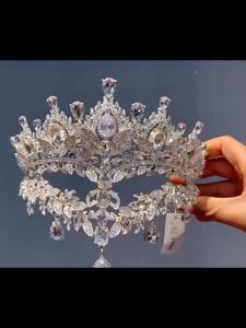 CC Tiaras and Crowns for Women Wedding Accessories Headdress Engagement Hair Ornaments Bridal Hairbands Luxury Jewelry AN452
