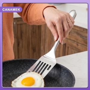 【CANAMEK】 Steak Spatula Heatproof Turner for Cooking & Scooping Food Fast Cleaning BBQ Grill Kitchen Accessory
