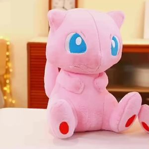 New Pokemon Large Mew Anime Plush Cute Huge Toys 35CM Mew Doll Cute Stuffed Plushie Gift for Children Birthday Xmas2026