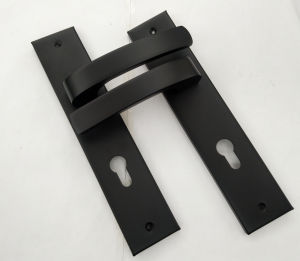 Handle Pintu Merk Belocca FE 398 Warna Hitam Model Plate