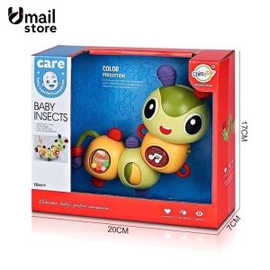 Fun music-playing worm toy that rotates 360 degrees Baby 2025
