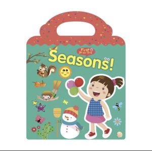 SG Seller| NEW Reusable And Waterproof Sticker Books My First Sticker Books for Kids Toddlers Early Fun Learning Educational Activity