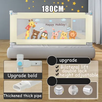Bed Rails for Baby Queen/King Size Safety Guard with Easy Slide Down Design