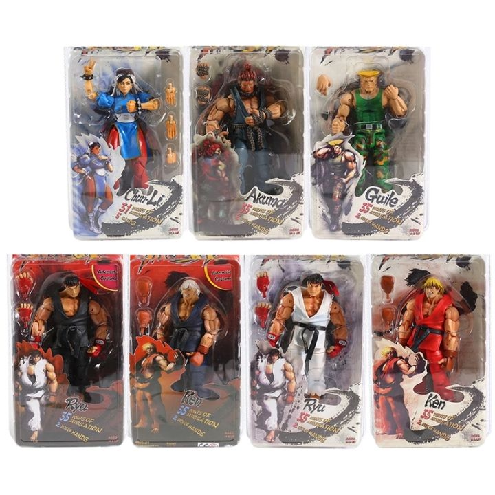 Mô Hình Hành Động Chun-Li Chun Li Ken Guile Hoshi Ryu Akuma Gouki 18Cm ...