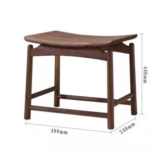 FFBH Solid Wood Stool Portable Removable Shoe Changing Stools Multifunctional Luxury Ottoman Living Room Dining Chair Room Furniture H8M4T
