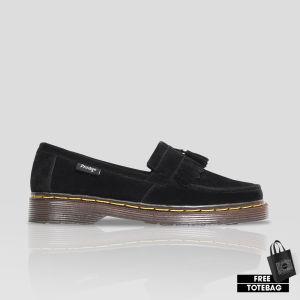 Prodigo * Sepatu Pria Barito Suede Black | Sepatu Formal | Casual | Terbaru