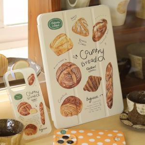 เคสไอแพด Gen9 10.2 gen10 Air5 Air6 11 Air7 Gen11 เคสiPad country bread Gen8Air4 Case iPad ใส่ปากกาได 11pro 2022 2021 gen5 gen6 mini6 pro11 2024 MINI7