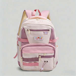 Korean style cute student backpack with multiple pockets 16 inches for children girls