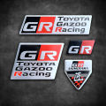 Apply To Toyota GR Logo Tail Sticker 86 Razor Sticker Steering Wheel Sticker Side Decoration Sticker Nameplate Car Sticker. 