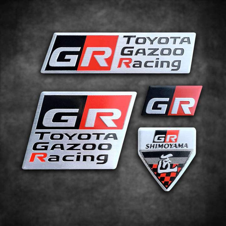 Apply To Toyota GR Logo Tail Sticker 86 Razor Sticker Steering Wheel Sticker Side Decoration Sticker Nameplate Car Sticker