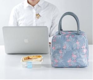 Túi giữ nhiệt đựng hộp cơm hình hồng hạc cao cấp