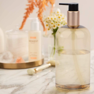 2pcs 300ml 500ml Empty Pump Lotion Bottles Dispenser Refillable for Shampoo