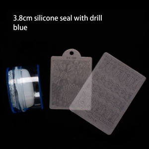 1Set Nails Stamper Silicone Soft Head Transfer Plate DIY Stamping Template Fingertip Printing With Manicure Accessories