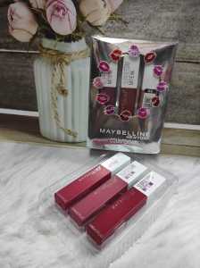 PAKET 3 LIPCREAM MAYBELLINE NEWYORK SUPERSTAY BARCODE POLOS