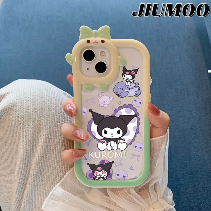 JIUMOO Casing Hp iPhone Plus 6s Plus Plus Plus Case Kuromi