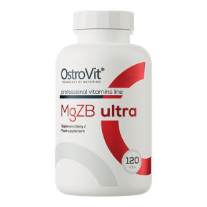 Thực Phẩm Bổ Sung OSTROVIT MgZB Ultra (120 viên) - được sản xuất bởi một quy trình độc quyền có chứa các dạng Kẽm và Magiê có tính sinh học cao bao gồm Kẽm L-Monomethionine.