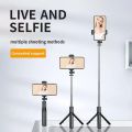 Wireless Bluetooth Selfie Stick Tripod Foldable Monopod Expandable Phone Stand Phone Holder With Remote. 