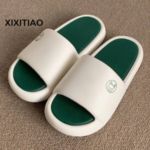 XIXITIAO 2024 New Color Matching EVA Soft Back Thick Back Home Leisure Summer Girls Cartoon Dog Outdoor Fun Slippers