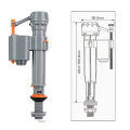 Silent Toilet Filling Valves Toilet Tank with Filter High Performance Water Drainage Valve Toilet Flush Valves for Bathroom Toilet. 
