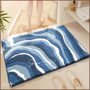 [Shimodecor] TC17 Thảm lau chân chùi chân 3D siêu thấm hút chống trượt cửa nhà tắm cửa phòng khách thảm decor cao cấp