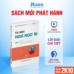 Combo 2 Sách ID MoonBook Tự Học Hoá Học Lớp 10 Chương Trình SGK Mới