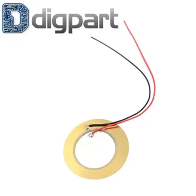Piezo Elements 35mm Disc Drum Trigger Sensor Sonar + Kabel Tembaga