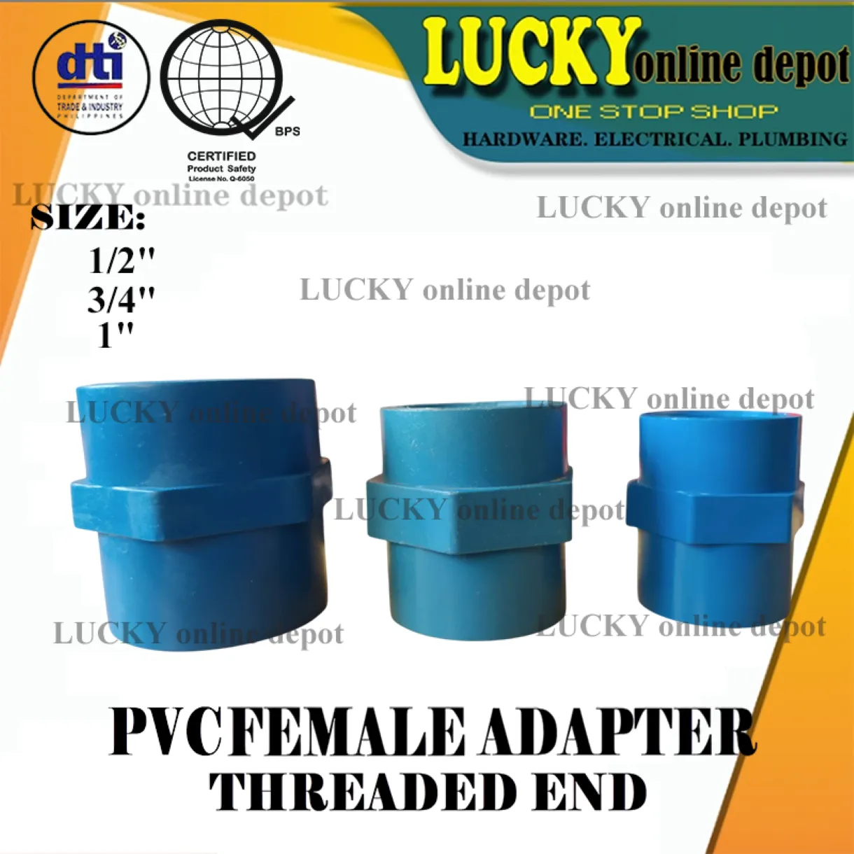 BLUEBEST PVC FEMALE ADAPTER WITH THREAD PIPE FITTING | Lazada PH