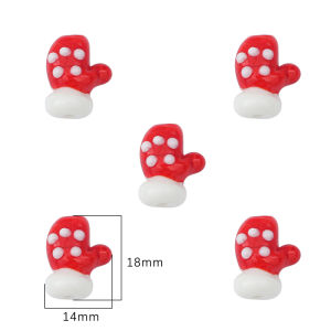 1PC Fancy Handmade Christmas Decoration Xmas Tree Snowman Santa Claus Beads Charms for DIY Jewelry Craft Making Gift  Bracelet Earring Accessories