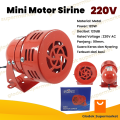 Motor Sirine Mini MS190 220V Fort Baby Siren Alarm Listrik MS-190 220 Volt AC. 