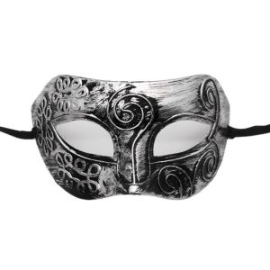 YOUSHI TOP อุปกรณ์คอสเพลย์ปาร์ตี้ ฮาโลวีน เรโทร พลาสติกทำจากพลาสติก ครึ่งหน้า อุปกรณ์ประกอบฉากการแสดงบนเวที สร้างสรรค์และสร้างสรรค์ หัวแบน JAZZ สำหรับผู้หญิง