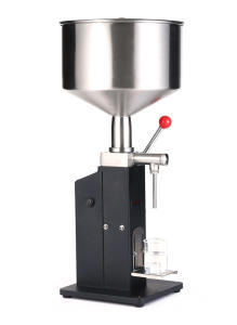 Manual High-Precision Liquid & Paste Filler: Easy Operation Superior Material Versatile for Food Pharma Cosmetics & Labs