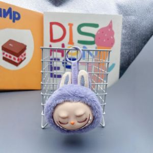 Gantungan kunci labubu monster macaroon import/bag charm key chain viral/gantungan tas kepala labubu v2